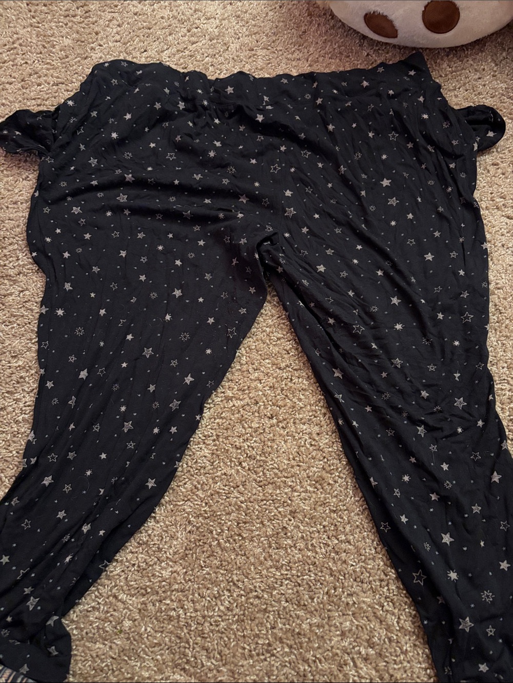 Black Star Print Lounge Pants